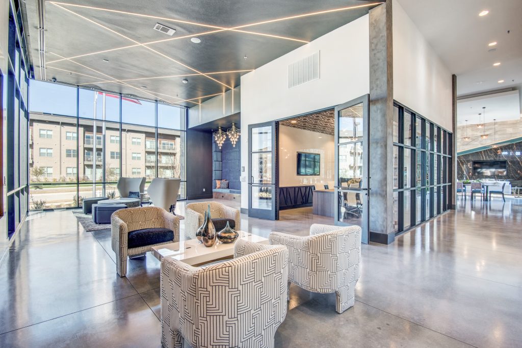 Lobby area with seating